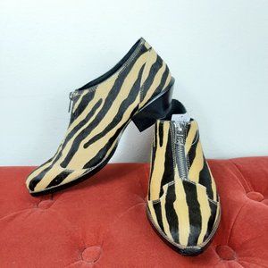 COACH Bandit Boots Ankle Shoes NEW Calf Hair Fur L